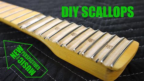 how are guitars factory scalloped